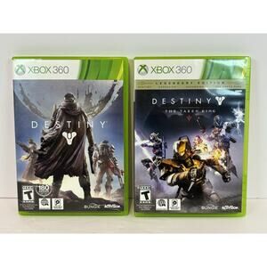 Destiny & The Taken King Legendary Edition Xbox 360 Bundle CIB Bungie Tested.
